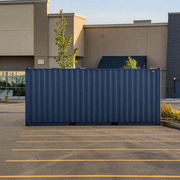 commercial storage containers have few restrictions, making them suitable for storing a wide range of items